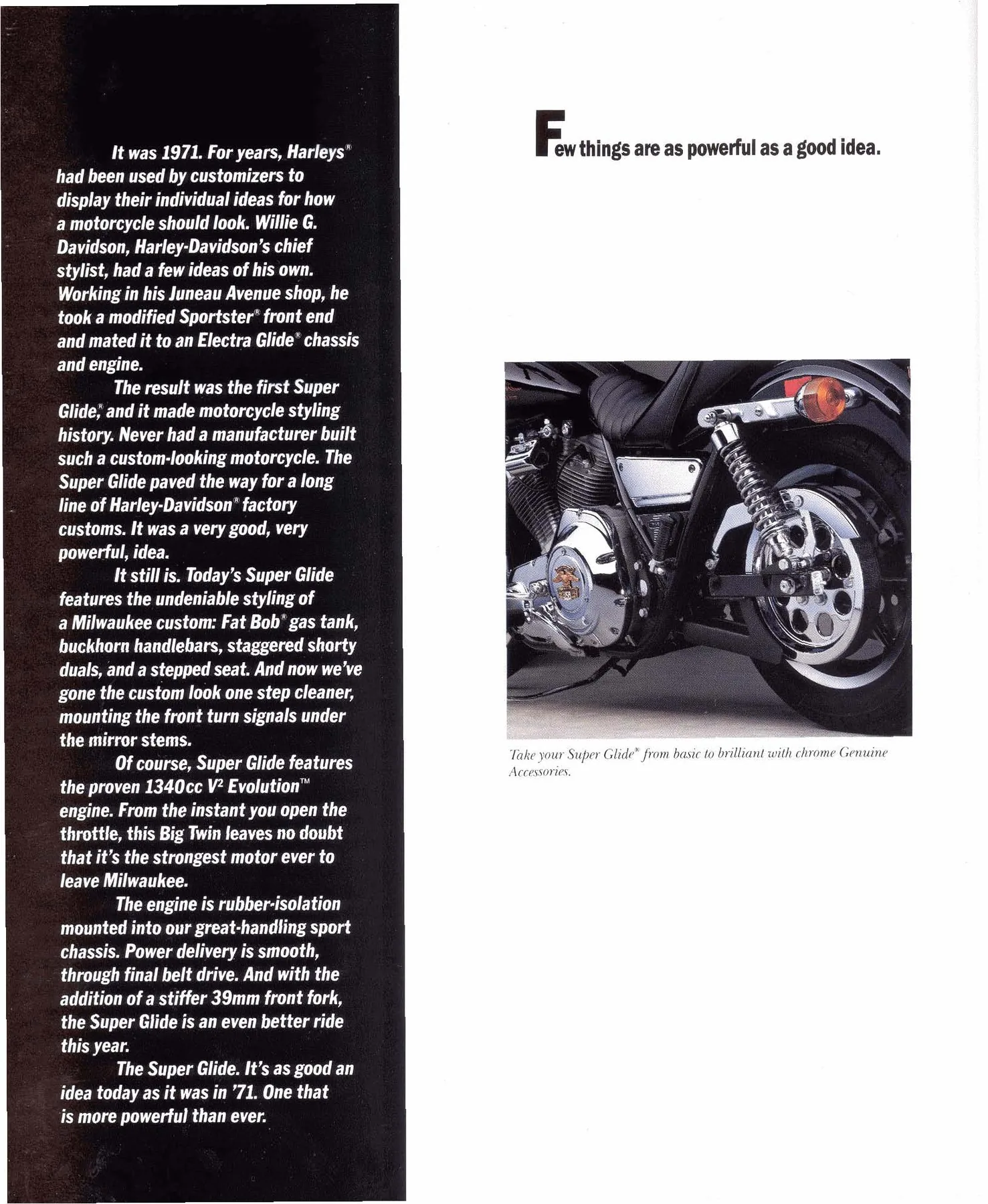 Page 12 from the 1988 Harley-Davidson models catalog