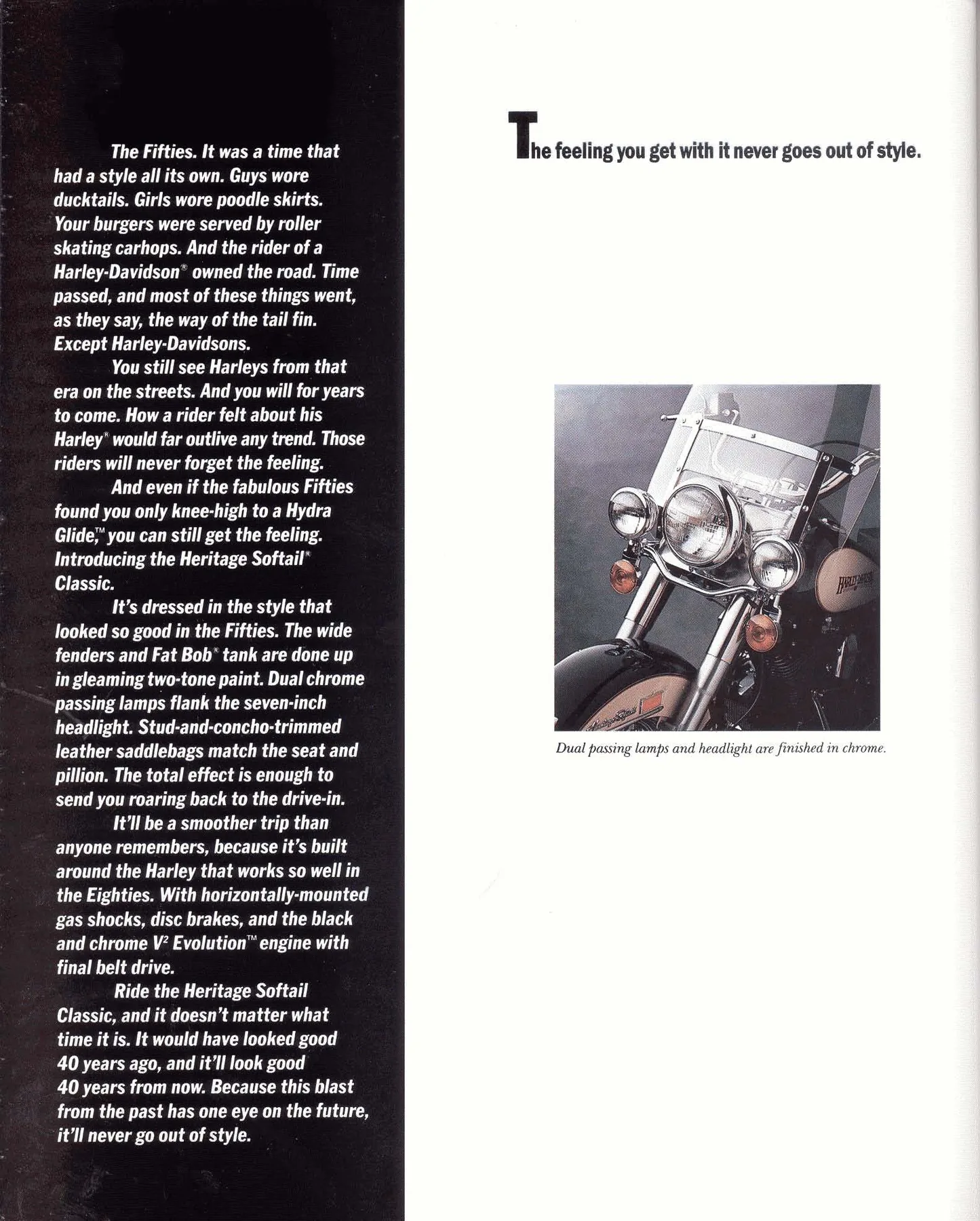 Page 29 from the 1988 Harley-Davidson models catalog