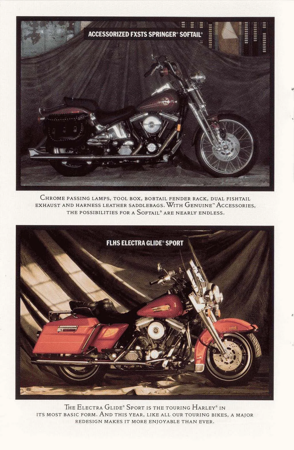 Page 11 from the 1993 Harley-Davidson models catalog
