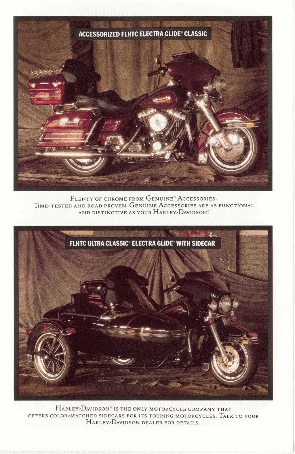 Page 13 from the 1993 Harley-Davidson models catalog
