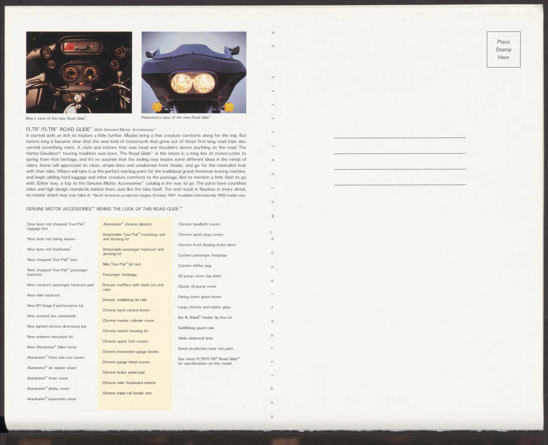Page 41 from the 1998 Harley-Davidson models catalog