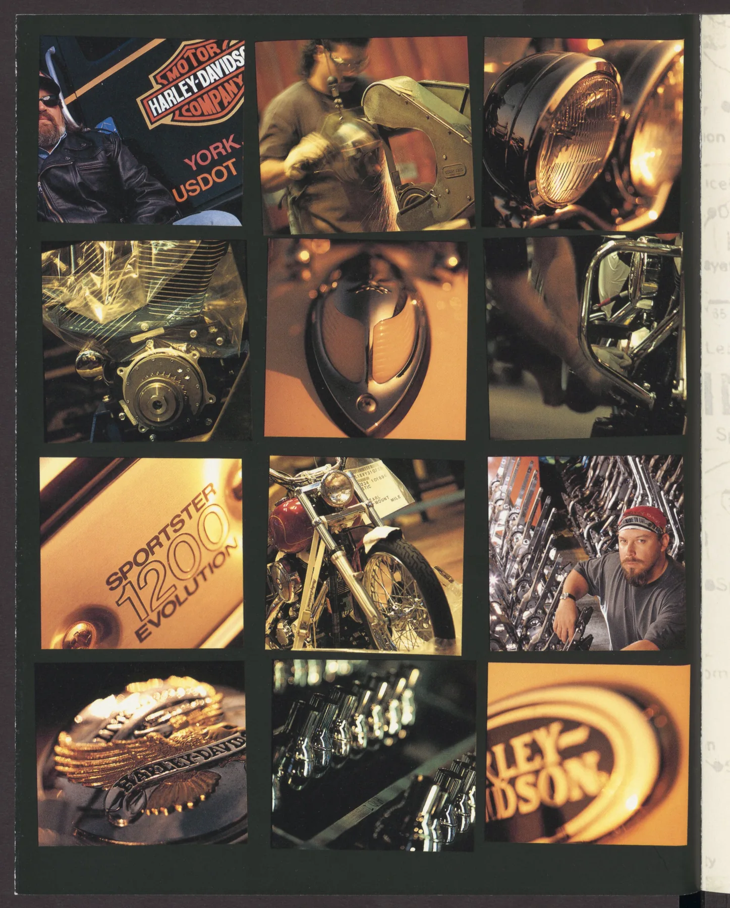 Page 46 from the 1998 Harley-Davidson models catalog