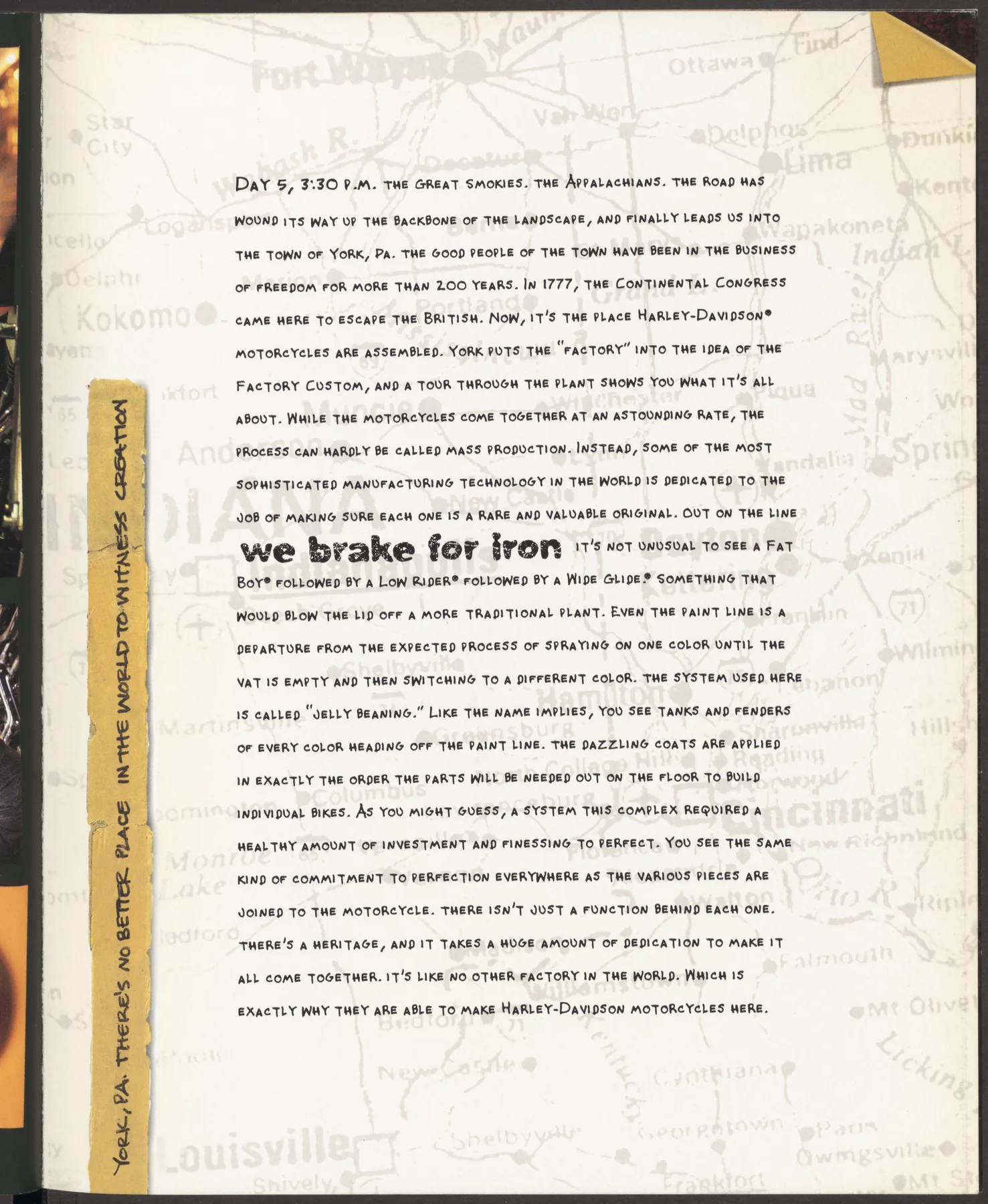 Page 47 from the 1998 Harley-Davidson models catalog