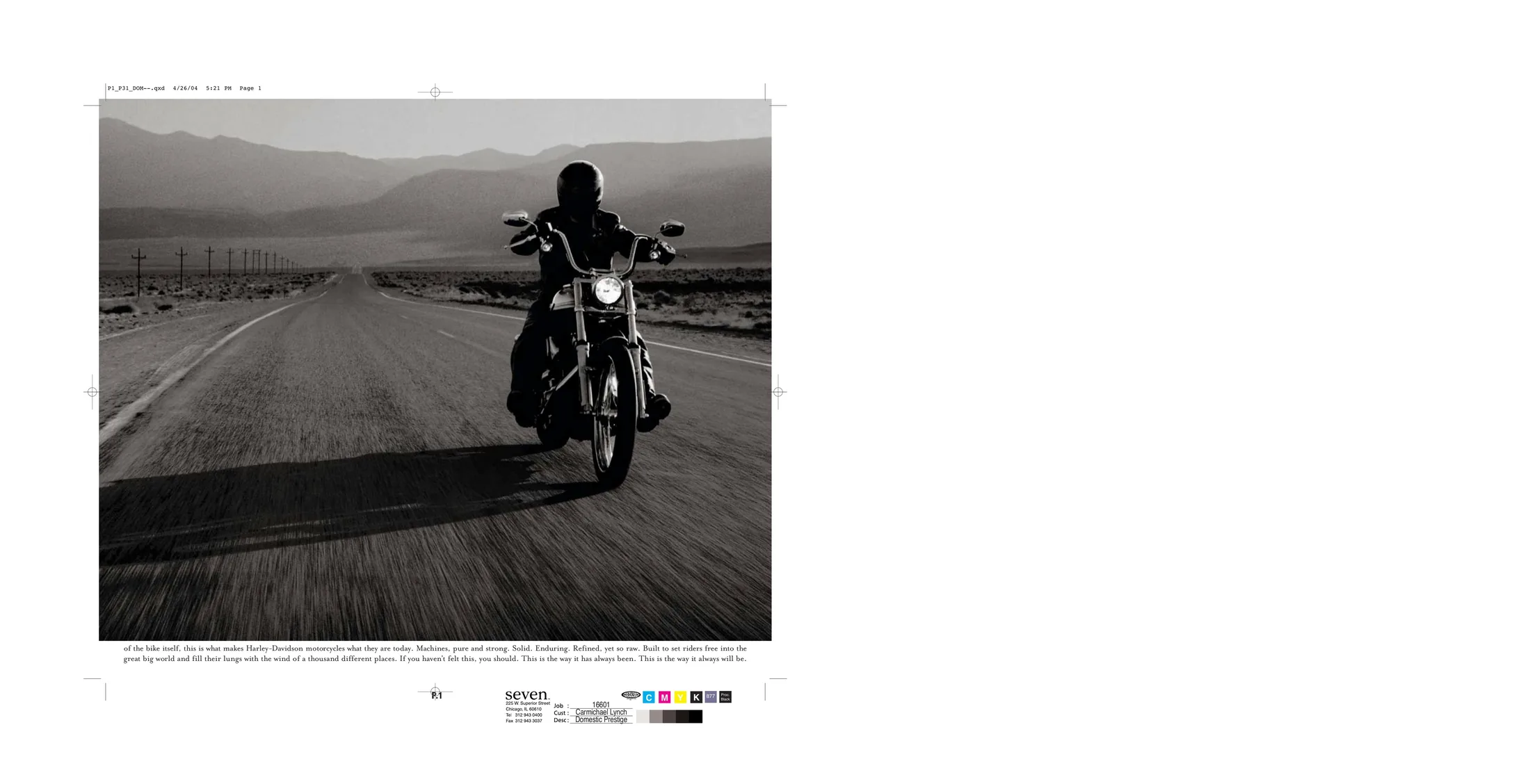 Page 03 from the 2003 Harley-Davidson domestic lit book