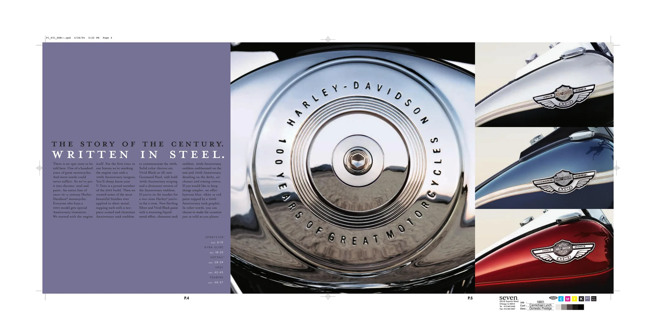 Page 05 from the 2003 Harley-Davidson domestic lit book