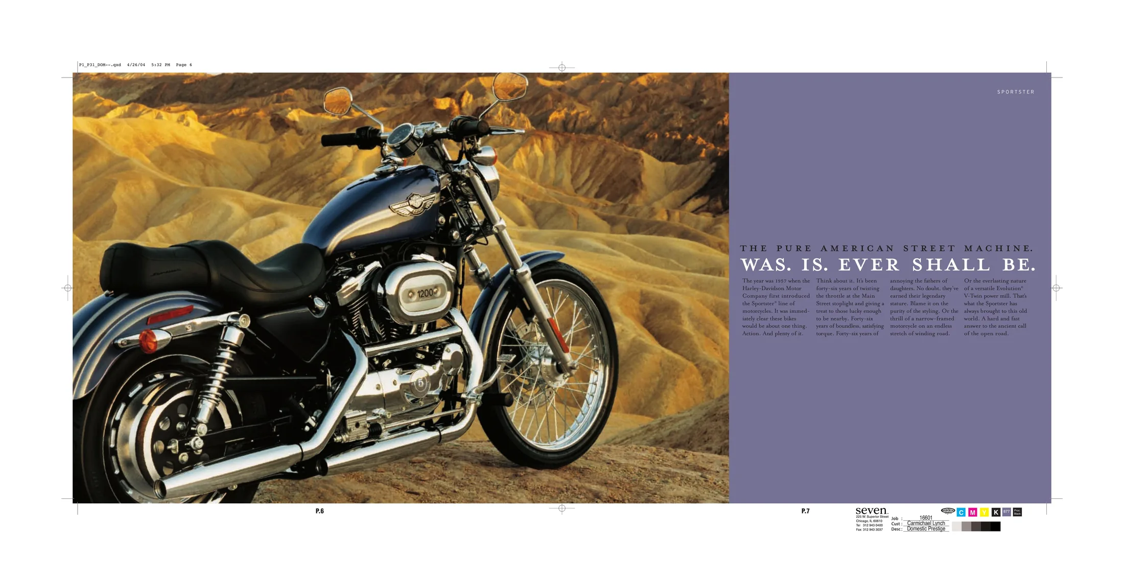 Page 06 from the 2003 Harley-Davidson domestic lit book