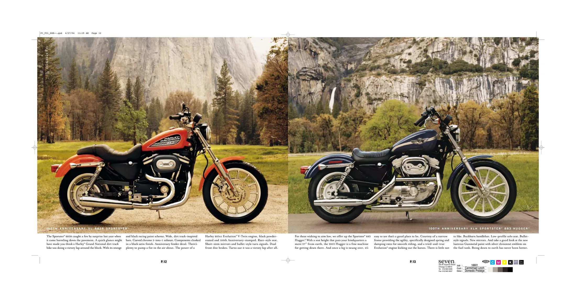 Page 09 from the 2003 Harley-Davidson domestic lit book