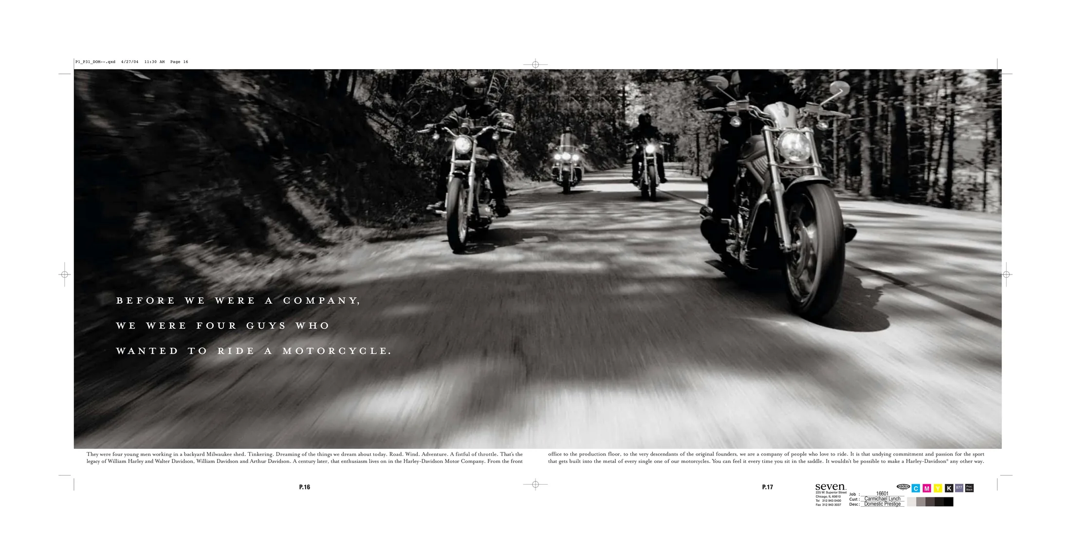 Page 11 from the 2003 Harley-Davidson domestic lit book