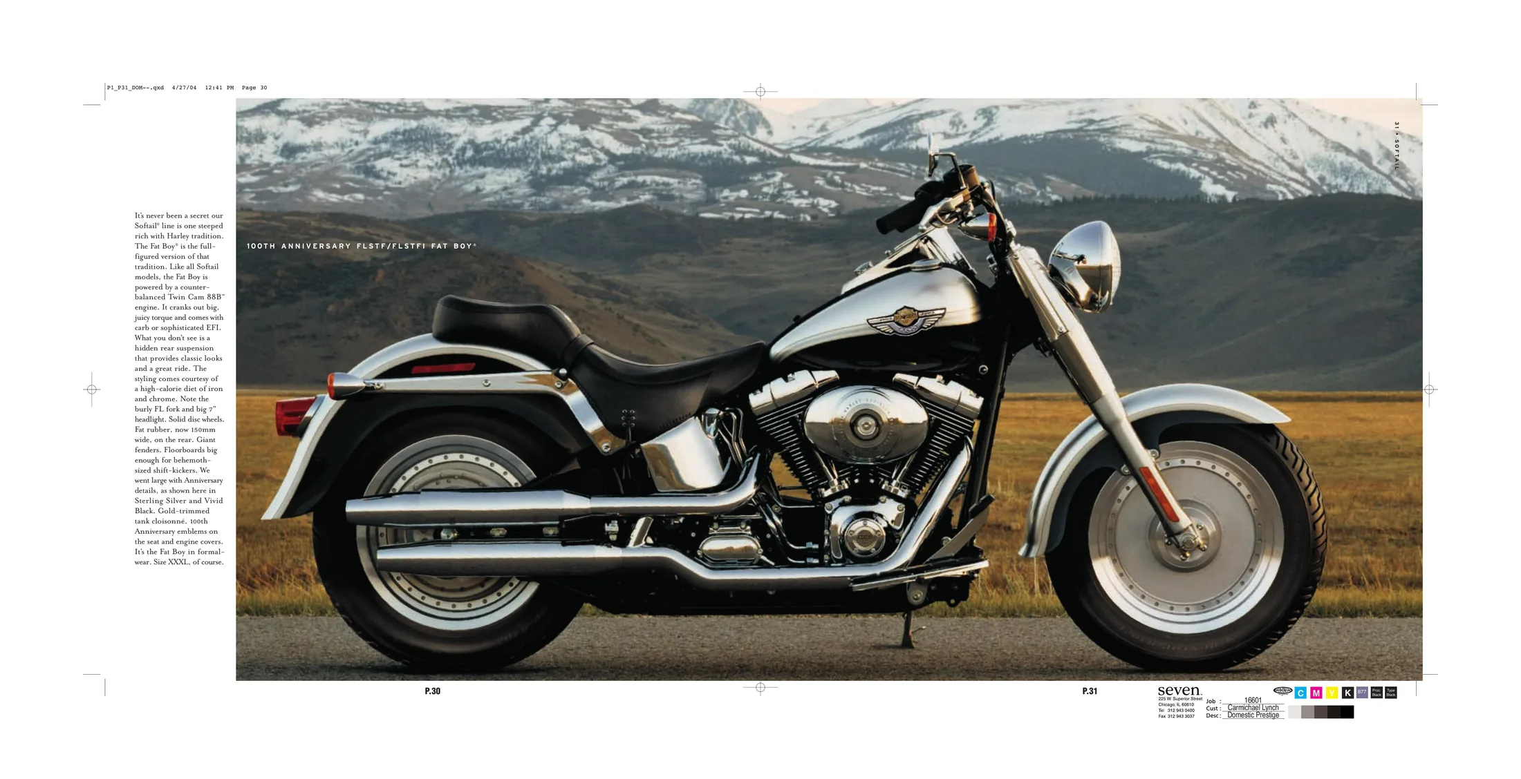 Page 18 from the 2003 Harley-Davidson domestic lit book