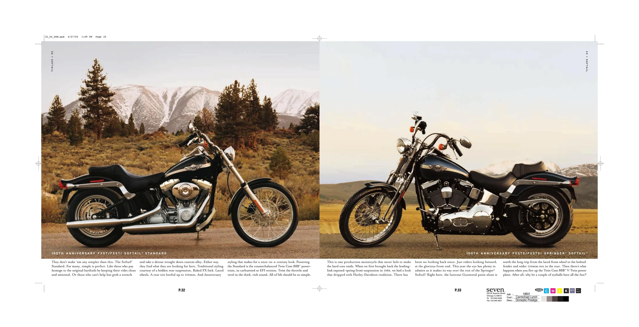 Page 19 from the 2003 Harley-Davidson domestic lit book