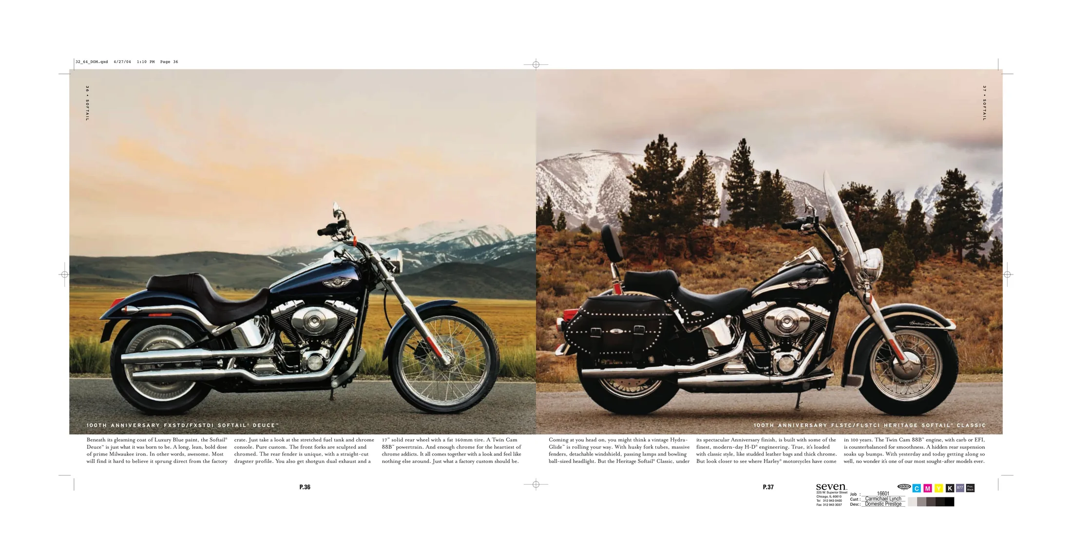 Page 21 from the 2003 Harley-Davidson domestic lit book