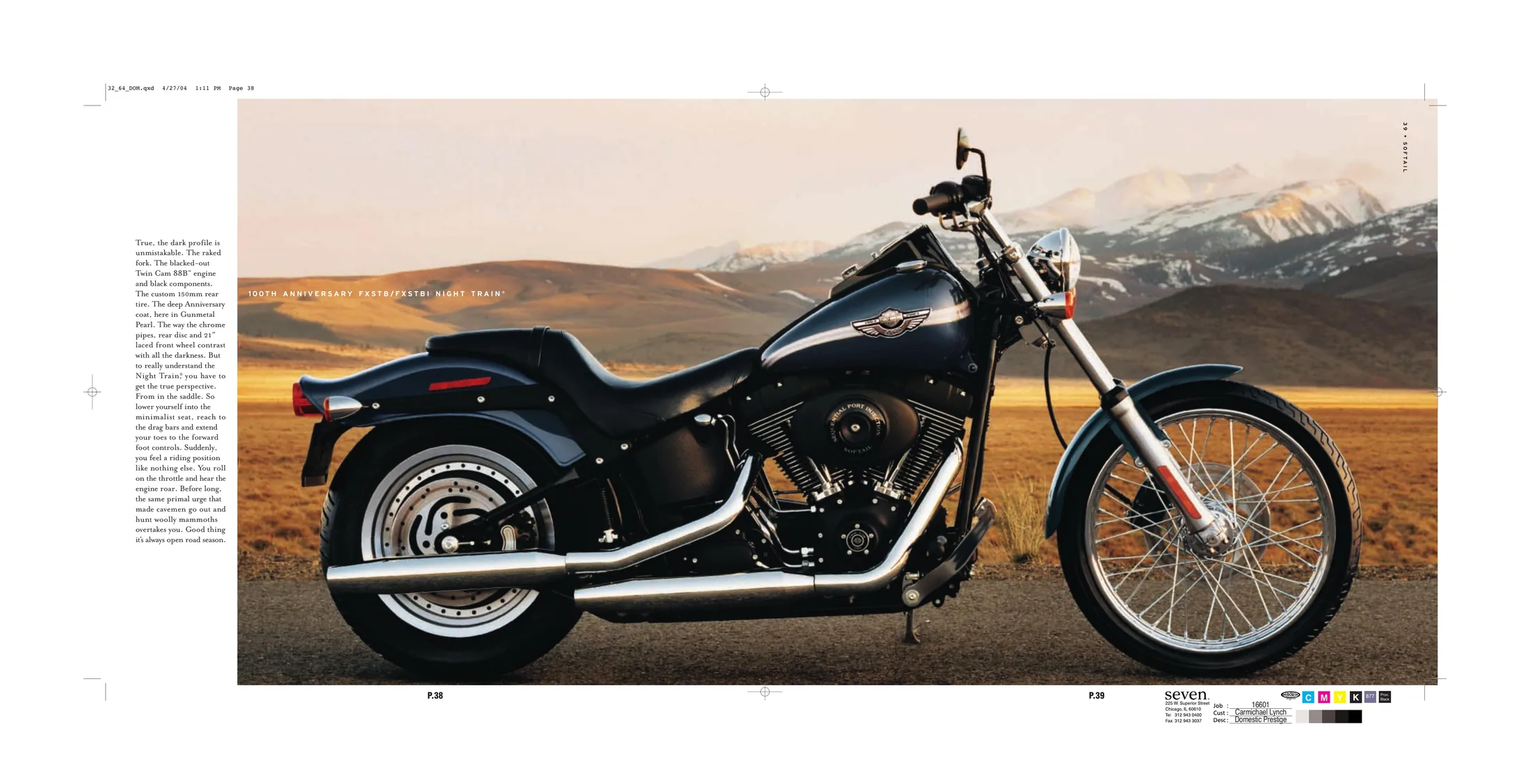 Page 22 from the 2003 Harley-Davidson domestic lit book