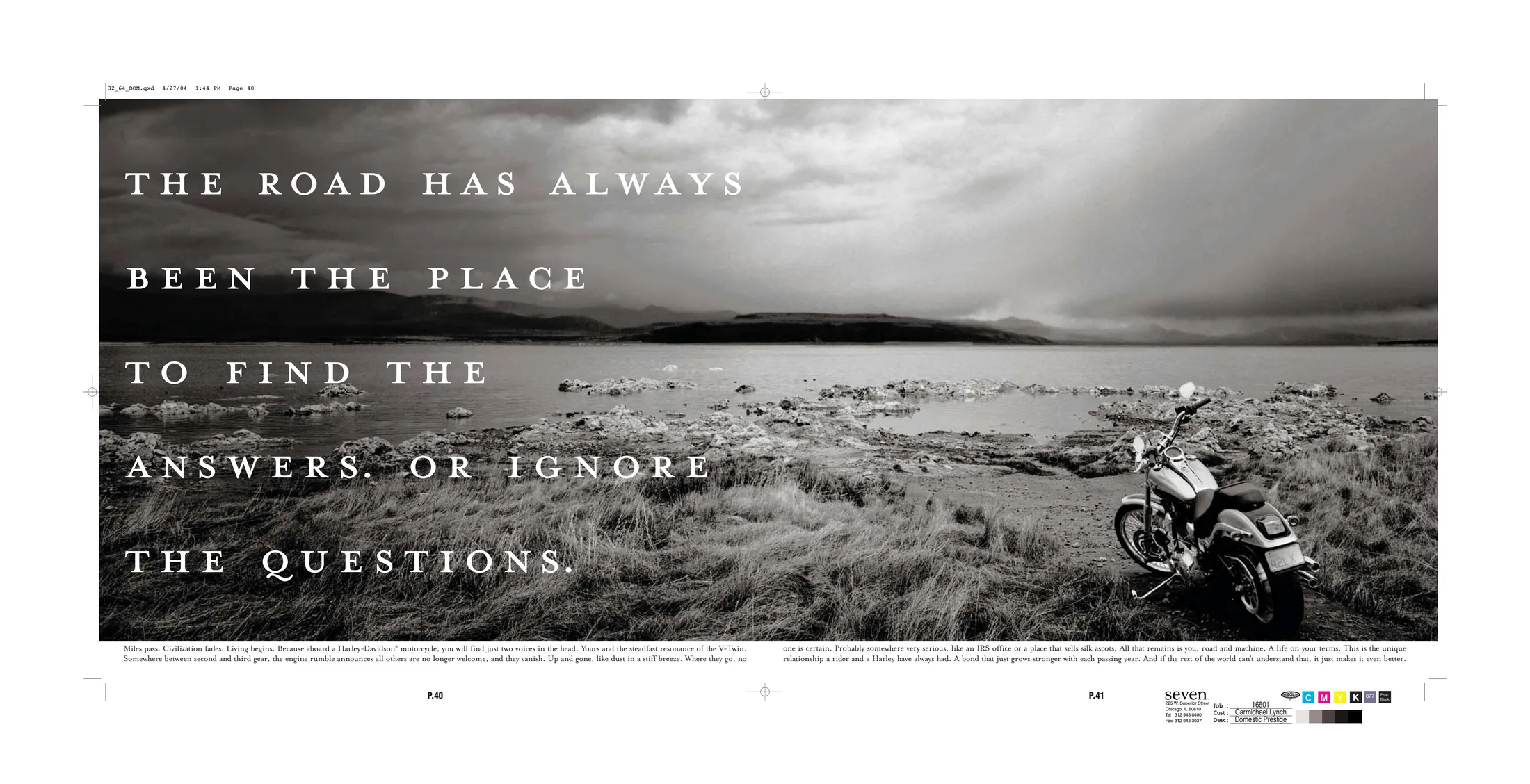 Page 23 from the 2003 Harley-Davidson domestic lit book
