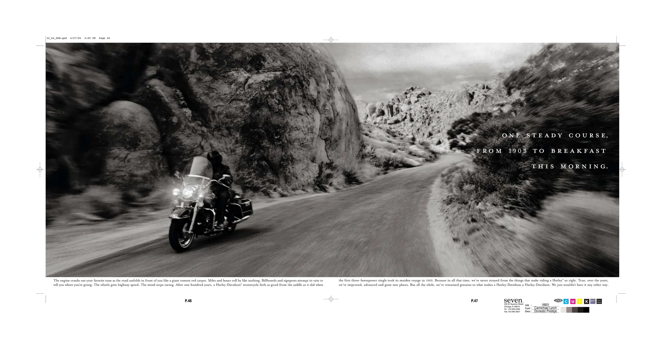 Page 26 from the 2003 Harley-Davidson domestic lit book