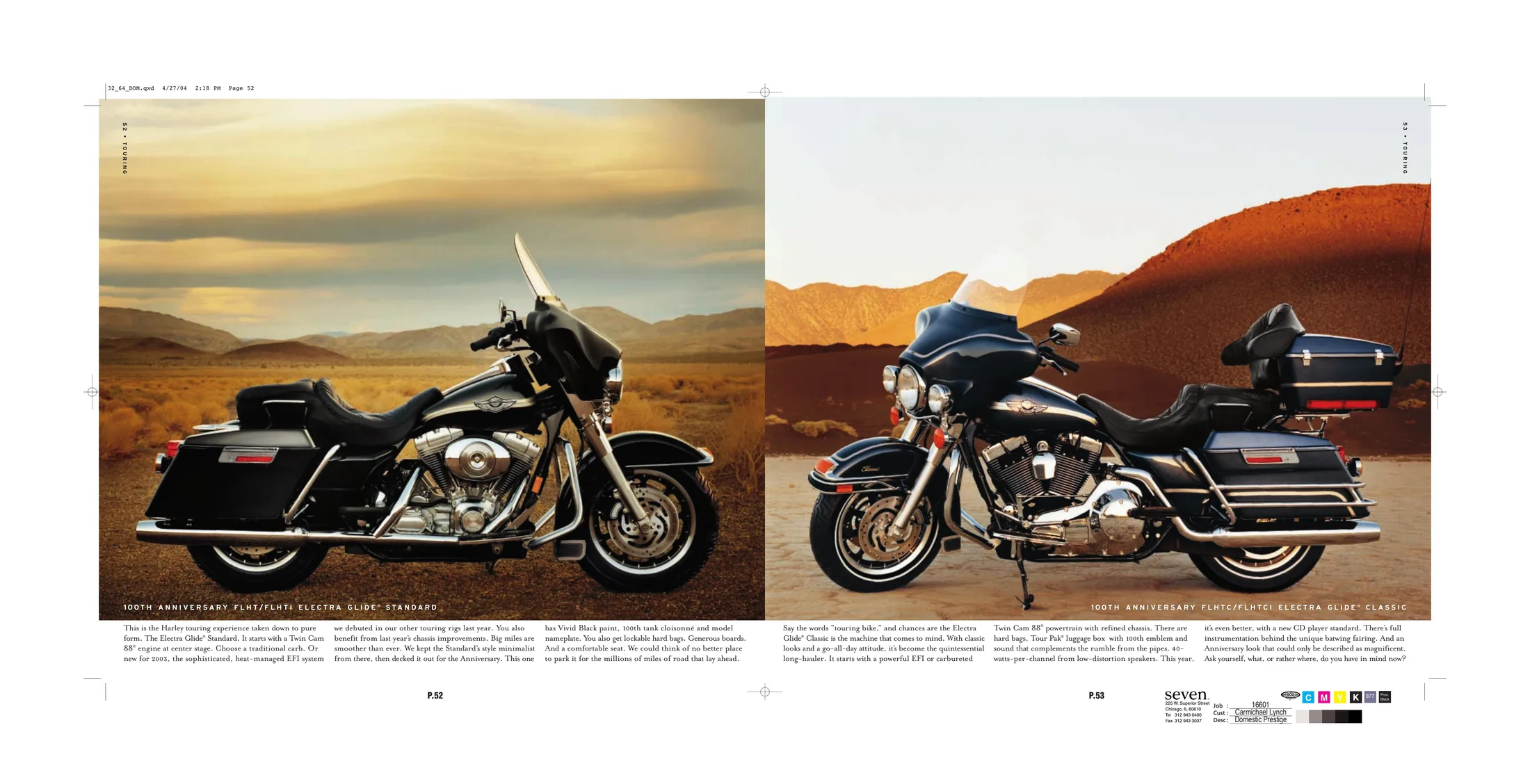 Page 29 from the 2003 Harley-Davidson domestic lit book