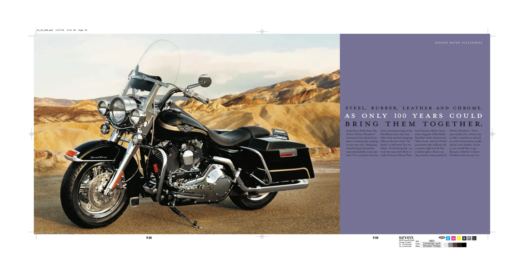 Page 32 from the 2003 Harley-Davidson domestic lit book