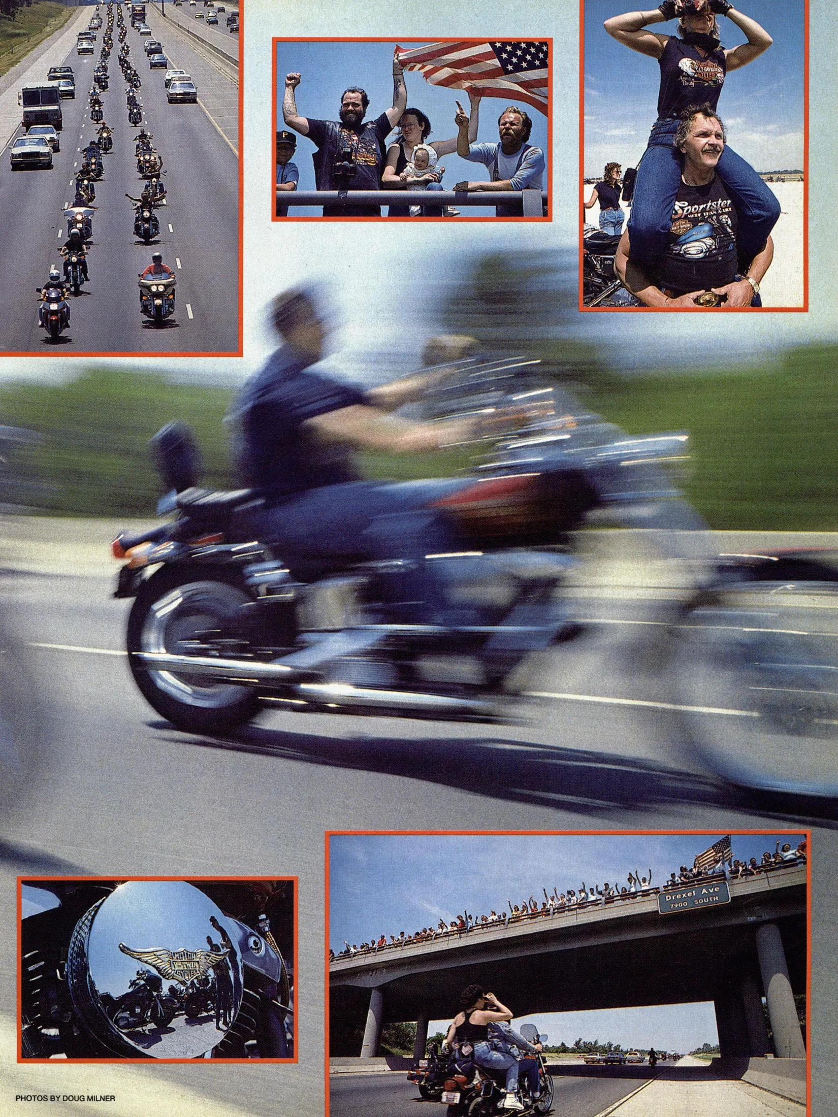 Harley-Davidson 85th birthday collage